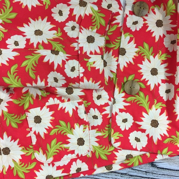 PAINTED PONY Floral Daisy Jacket Cotton XL  EUC - Picture 3 of 8